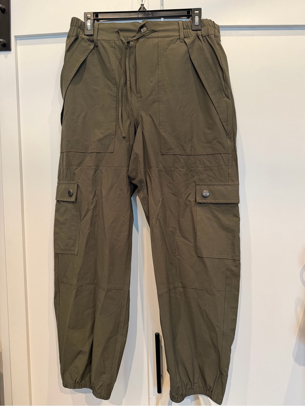 CAbi Womens Olive Cargo Joggers